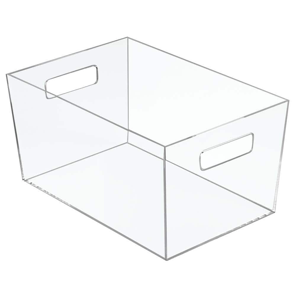 IDESIGN Large Clarity Vanity Bin 42420 The Home Depot