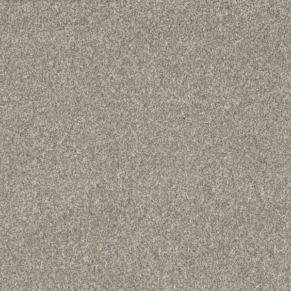 Lifeproof Misty Meadows III- Kirby Beige - 75 oz. SD Polyester Texture Installed Carpet