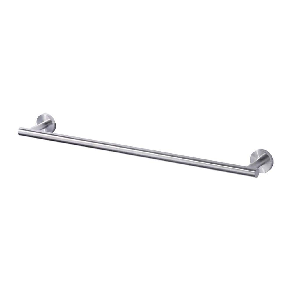 24 in. Stainless Steel Wall Mounted Single Towel Bar in Brushed Nickel price history on PriceWatchPro