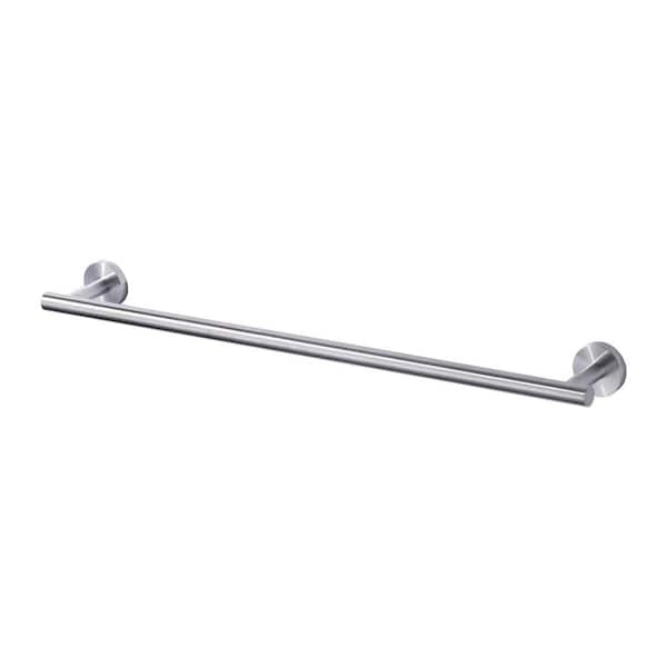 WOWOW 2 in. W x 23 in. D x 4 in. H Brushed Nickel Double Bathroom Corner  Shelf W410102-HD - The Home Depot