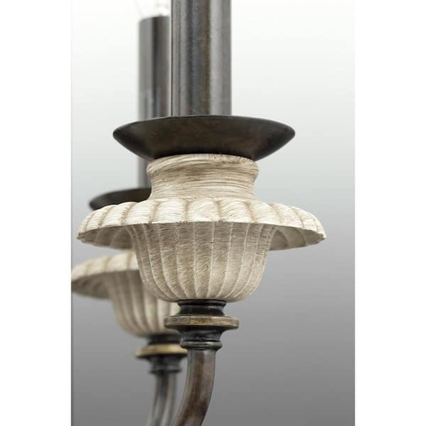 Progress Lighting Bergamo 5-Light Bronze Rustic Chandelier