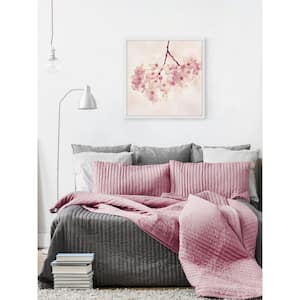 12 in. H x 12 in. W "Cherry Blossoms" by Sylvia Cook Framed Printed Wall Art