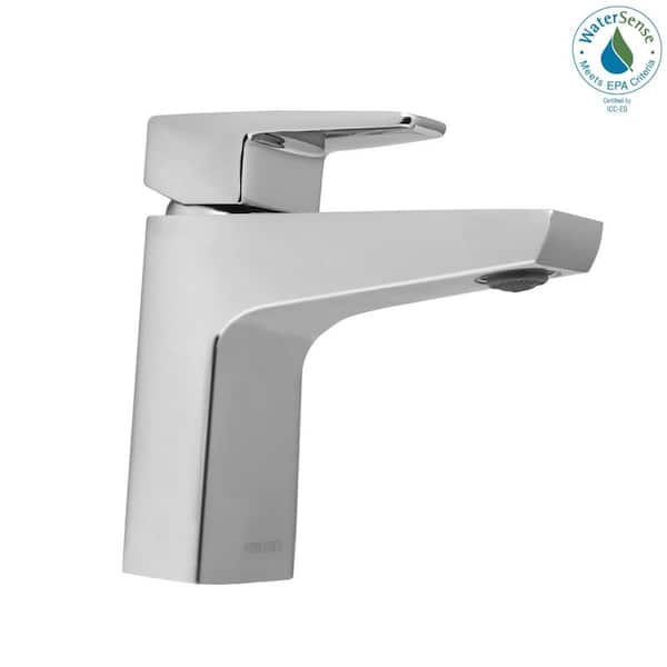 HELVEX Piazza Single Handle Single Hole Bathroom Faucet in Polished Chrome