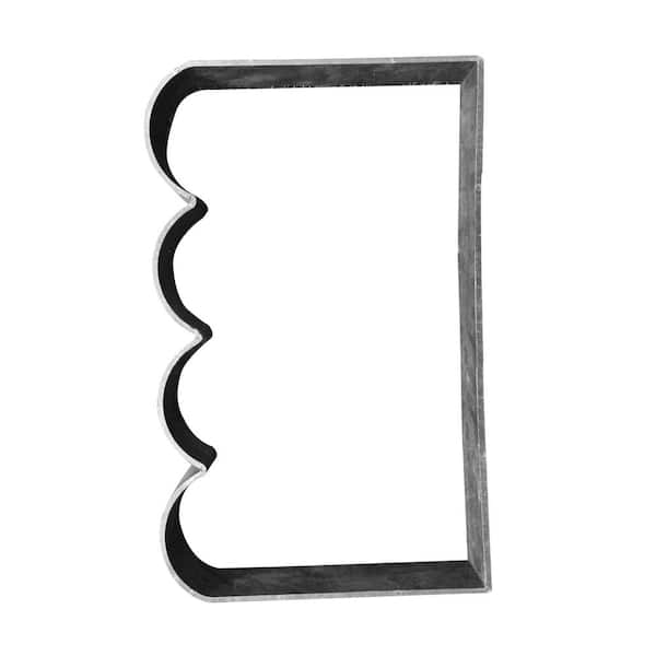 Wellco 17 in. x 10 in. Black Plastic Paver Mold Reusable Concrete Stepping Stone Paver Walk Way Mold for Patio, Lawn & Garden