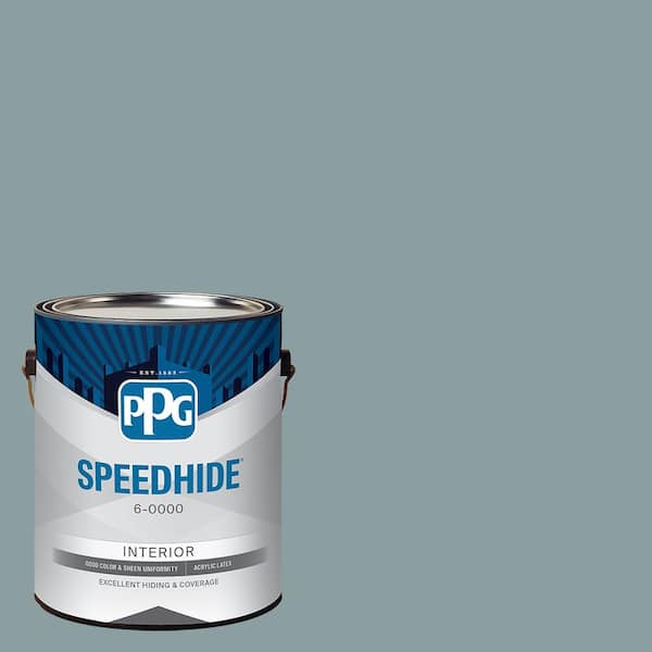 SPEEDHIDE 1 gal. PPG1034-5 Aqua Smoke Eggshell Interior Paint