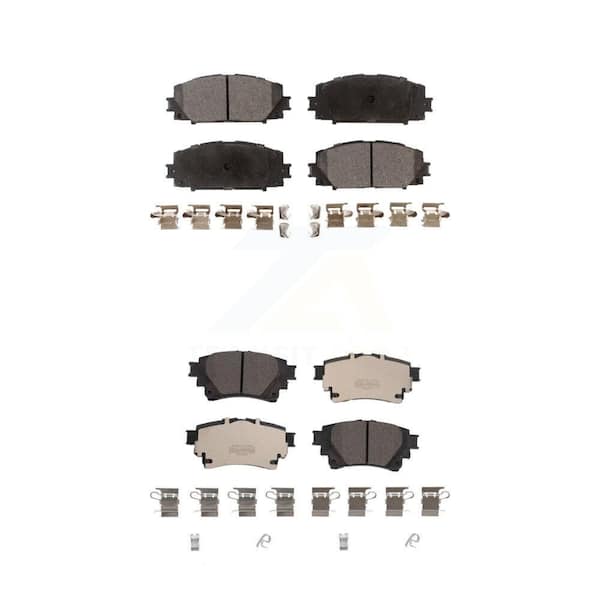 TEC Front Rear Ceramic Brake Pad Kit For 2020-2022 Toyota Corolla With Electric Parking KTC-100745