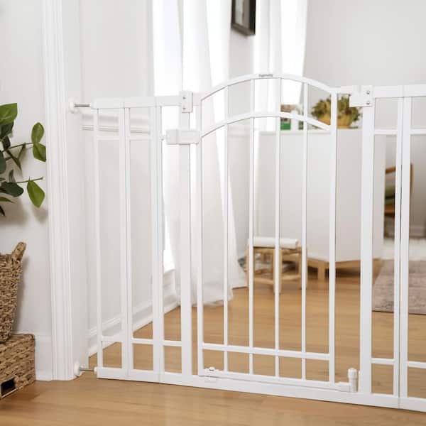 Doorway 48 W Series Safety Pet and Baby Gate, Openings 29 in. 48 in. Wide, 36 in. Tall-White