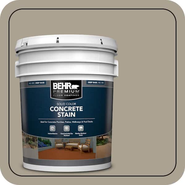 5 gal. #PFC-37 Putty Beige Solid Color Flat Interior/Exterior Concrete Stain