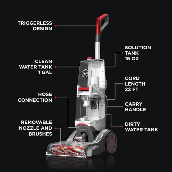 HOOVER SmartWash Advanced Automatic Carpet Cleaner & WindTunnel 3 Vacuum