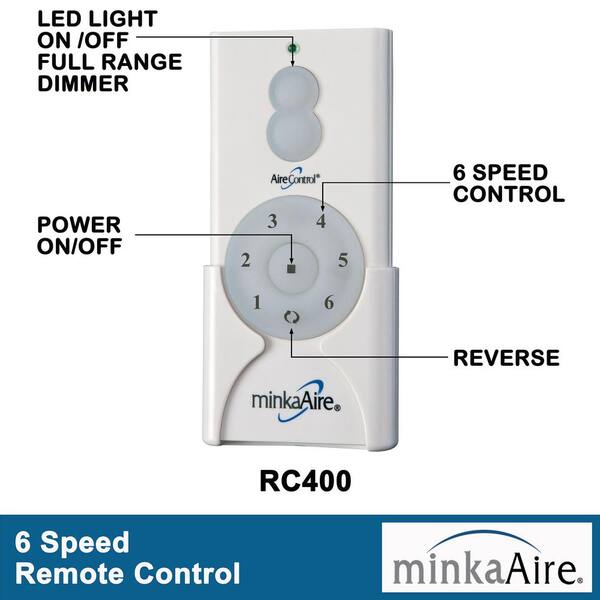 MINKA-AIRE Simple 44 in. Indoor/Outdoor Silver Ceiling Fan with Remote  Control F786-SL The Home Depot