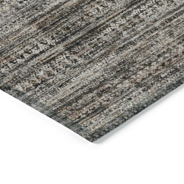 Chantille Machine Washable Indoor/Outdoor Abstract ACN1971 Taupe 10 ft. x 14 ft. Area Rug