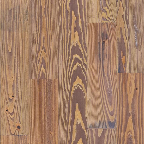 Roasted Pine 3/4 in. T x 5-1/8 in. W Hand Scraped Solid Hardwood Flooring (23.3 sq.ft./ case)