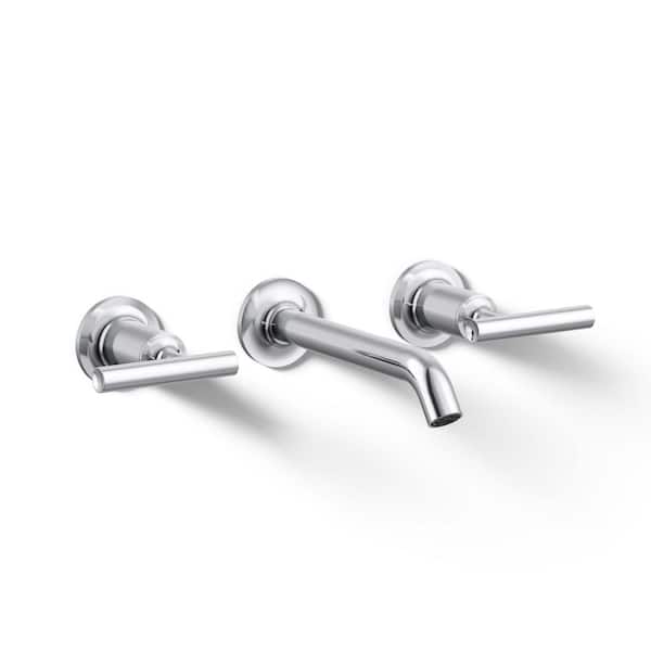KOHLER Purist 2-Handle Bathroom Sink Trim Kit in Polished Chrome (Valve Not Included)