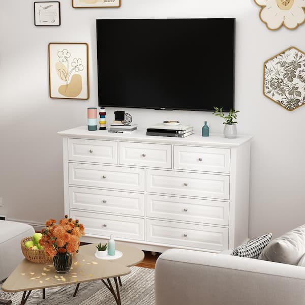 White standing dresser sales