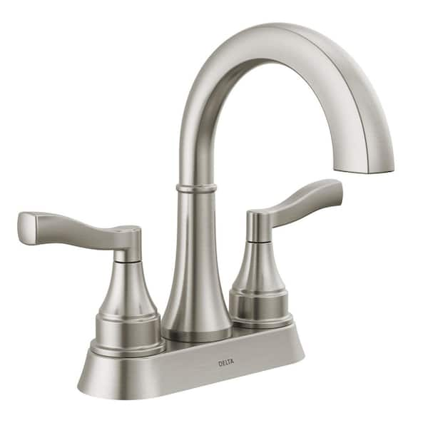 Delta tub mount faucet, satin nickle includes drain stopper. Retails for $120 outlet +