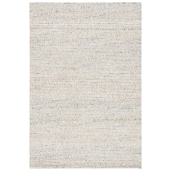 Vermont 5 ft. x 8 ft. Dark Gold/Blue Knitted Area Rug