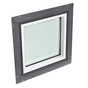 30-1/2 in. x 30-1/2 in. Fixed Pan-Flashed Skylight with Tempered Low-E3 Glass