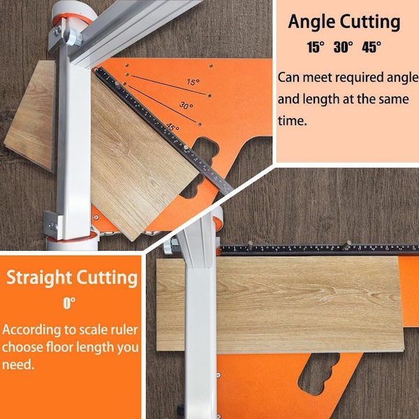 Angel Sar 13 in. Vinyl Floor Cutter with Wheel, Laminate Floor