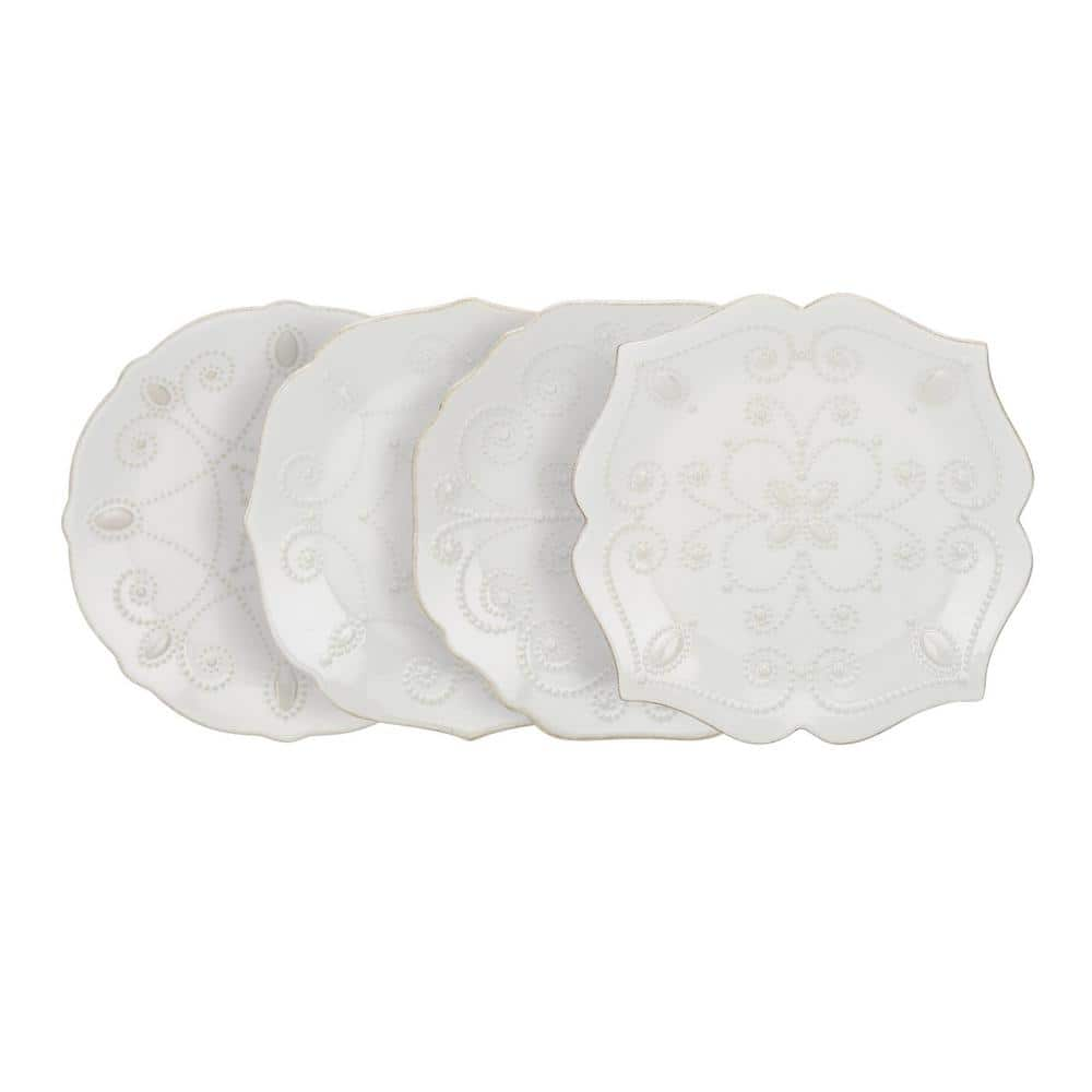 Lenox French Perle White Assorted Plates (Set of 4) 829072 - The