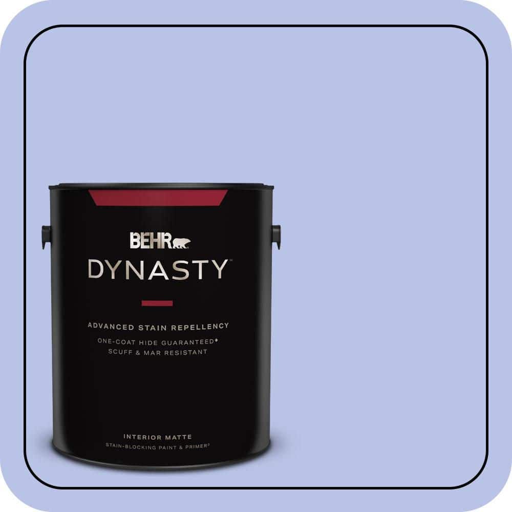 1 gal. #P540-3 Canterbury Bells Matte Interior Stain-Blocking Paint & Primer price history on PriceWatchPro