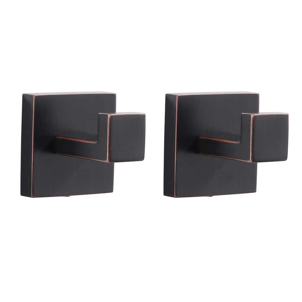 (2-Pack) Wall Mount Stainless Steel J-Hook Towel Hook Bath Hook in Oil Rubbed Bronze price history on PriceWatchPro