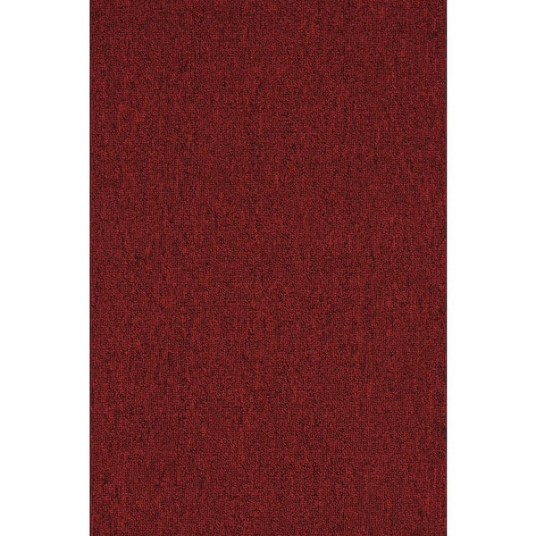 TrafficMaster Viking - Berry Red- 12 ft. Wide x Cut to Length 13 oz ...