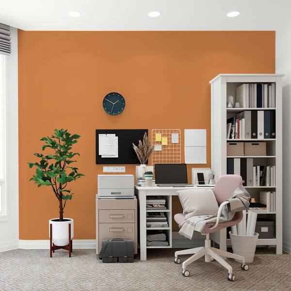 Glidden Premium 1 qt. PPG1201-6 Gingerbread Flat Interior Latex