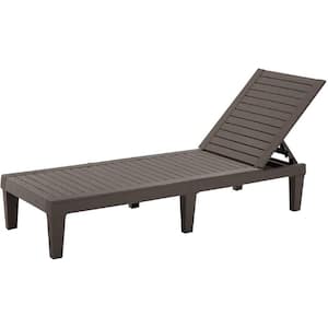 Patio Chaise Lounge Chair, 5-Position Adjustable Outdoor Recliner Chair