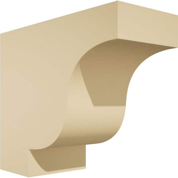 Ekena Millwork Standard Newport 5 in. W x 10 in. H x 12 in. D Polyurethane Rafter Tail Outlooker