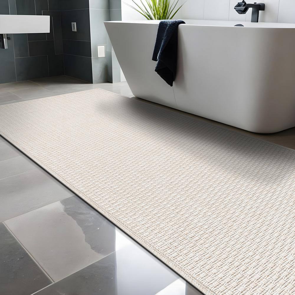 Wooly Bone 9 ft. x 12 ft. Solid Indoor Area Rug - thumbnail 2