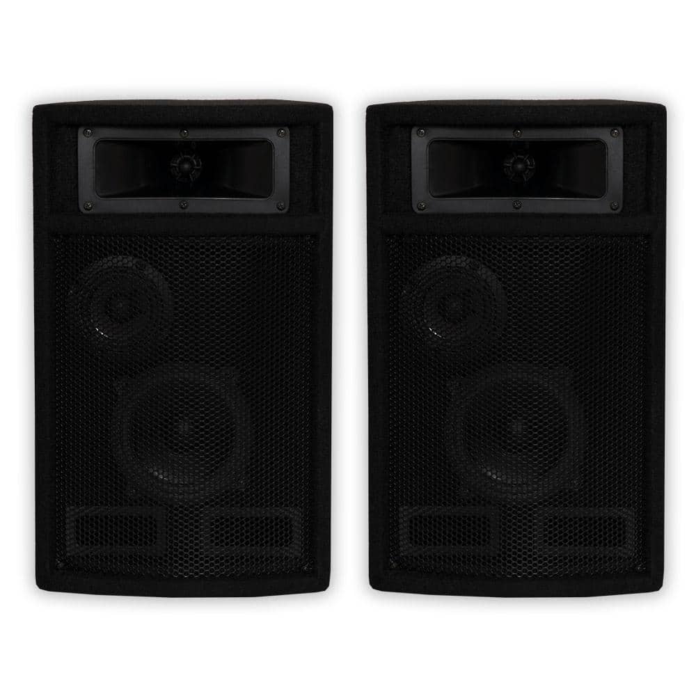 Nadruk tekort Middelen Acoustic Audio by Goldwood Passive 800W 3 Way DJ PA Studio Speaker Pair  PA-500X - The Home Depot