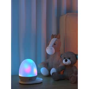 RGBIC 4.6 in. H Smart Multi-Color Integrated LED Night Light Lamp With Bluetooth Speaker