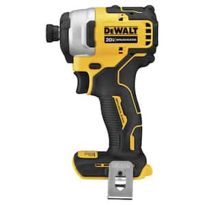 ATOMIC 20V MAX Lithium-Ion Cordless Brushless Compact 1/4 in. Impact Driver with (2) 1.7 Ah POWERSTACK Compact Batteries
