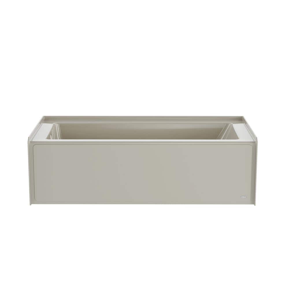 PROJECTA 66 in. x 32 in. Skirted Whirlpool Bathtub with Heater with Left Drain in Oyster -  JACUZZI, RB33969