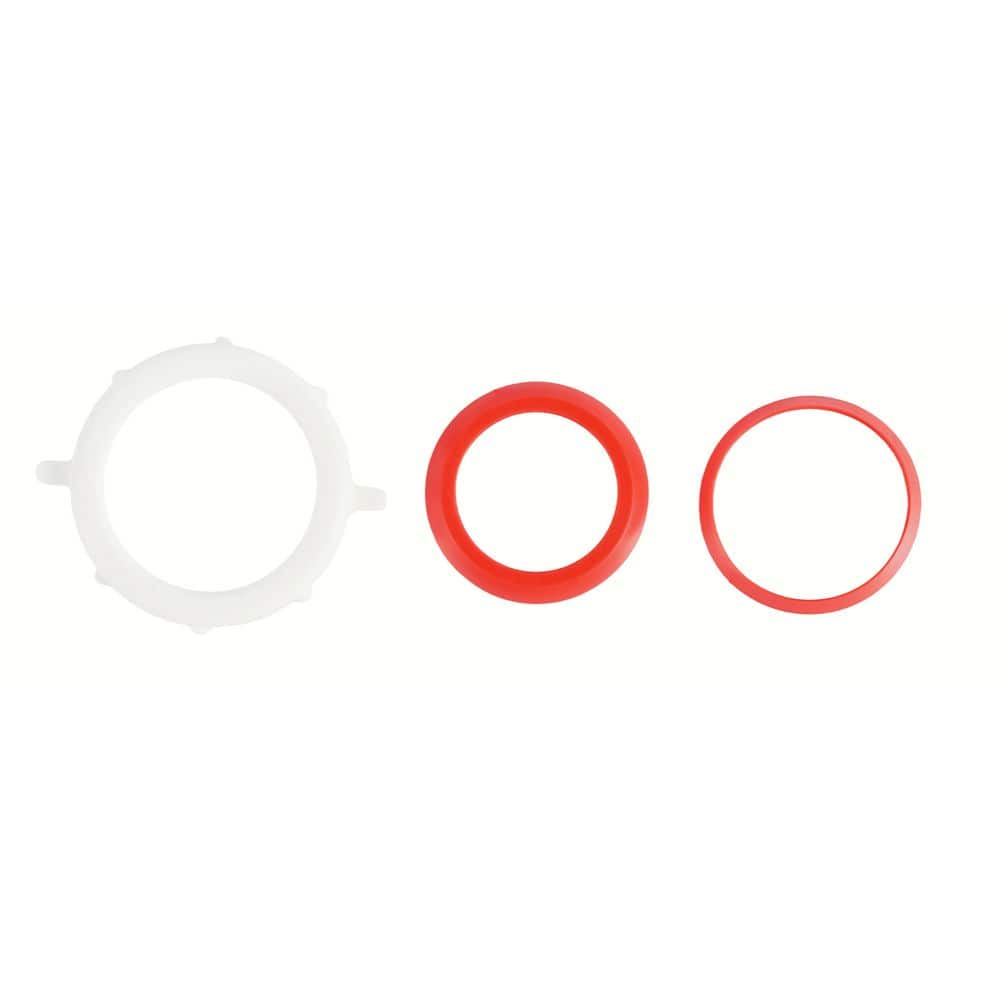 1-1/2 in. Plastic P-Trap Slip Joint Nuts and Washers Pro Pack with RED TPE Flanged Washers 5-pack price history on PriceWatchPro