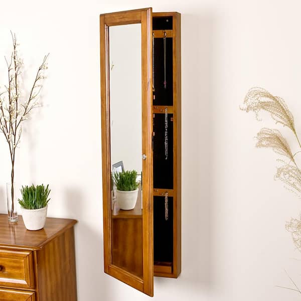 Southern Enterprises 48 1 4 In X 14, Wall Jewelry Armoire Mirror