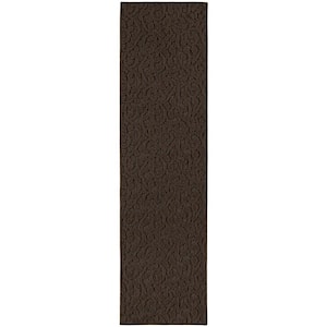 Ivy Chocolate 3 ft. x 12 ft. Runner Rug