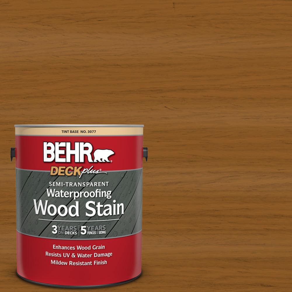 1 gal. #ST-134 Curry Semi-Transparent Waterproofing Exterior Wood Stain