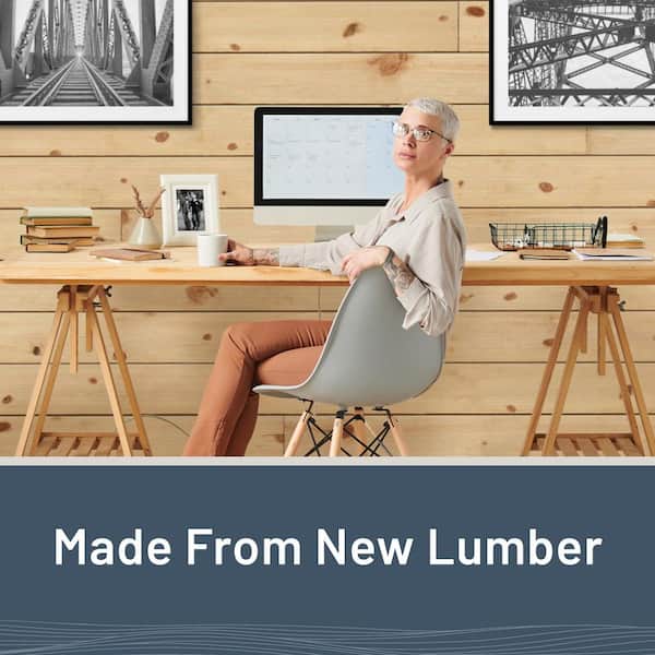 1 in. x 6 in. x 6 ft. Barn Wood Natural Pine Shiplap Board (6-Pack)