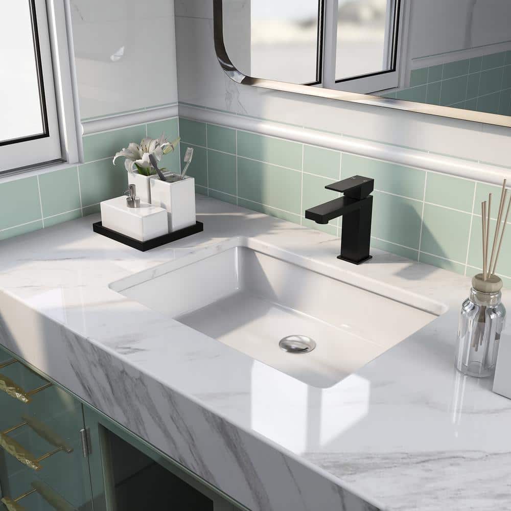 Swiss Madison Voltaire 21 in. Rectangular Undermount Bathroom Sink in  Glossy White SM-UM625 - The Home Depot
