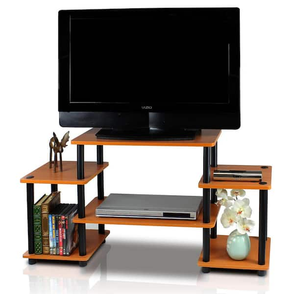 light cherry wood tv stand