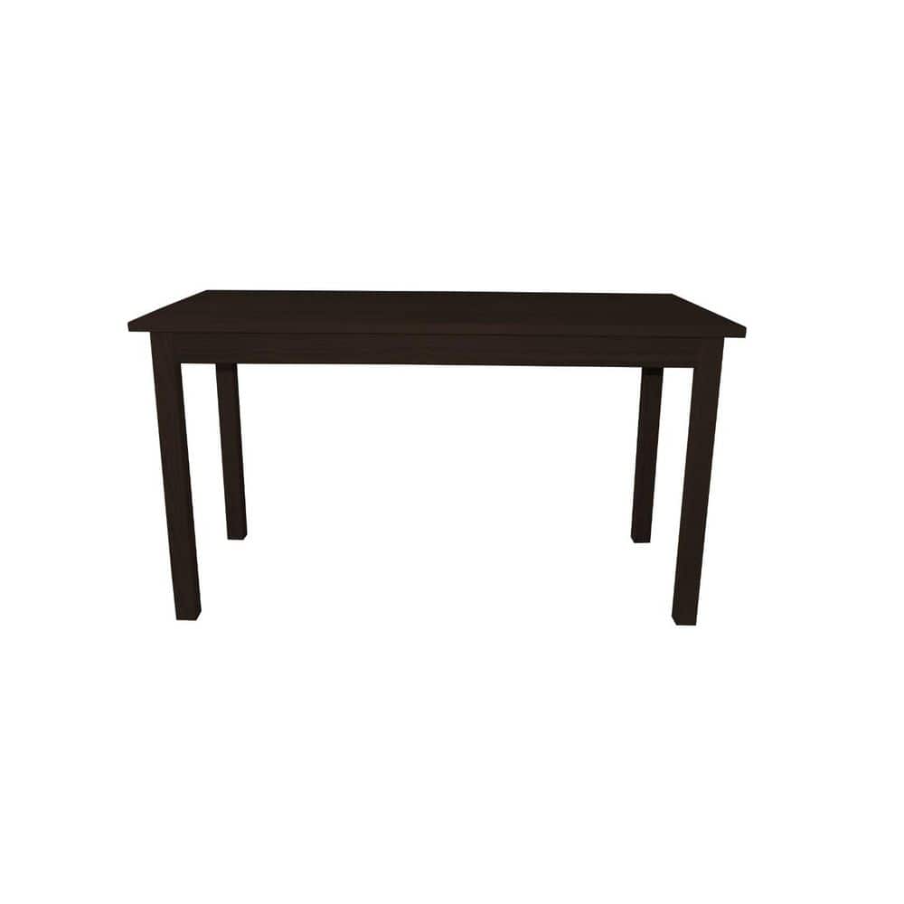 Dark Brown Wood 60.00 in. 4 Leg Base Dining Table Seats 6 price history on PriceWatchPro