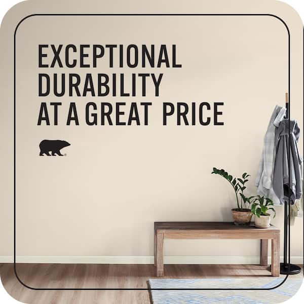 BEHR PREMIUM PLUS - 8 oz. #23 Antique White Flat Interior/Exterior Paint & Primer Color Sample