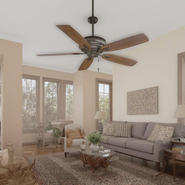 Timeless 54 in. Indoor Oil Rubbed Bronze Ceiling Fan