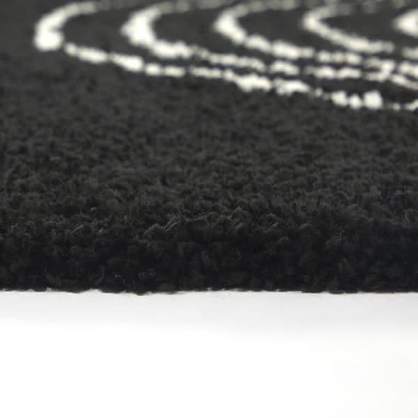 Oaklynn Charcoal 7 ft. 10 in. x 10 ft. Modern Area Rug