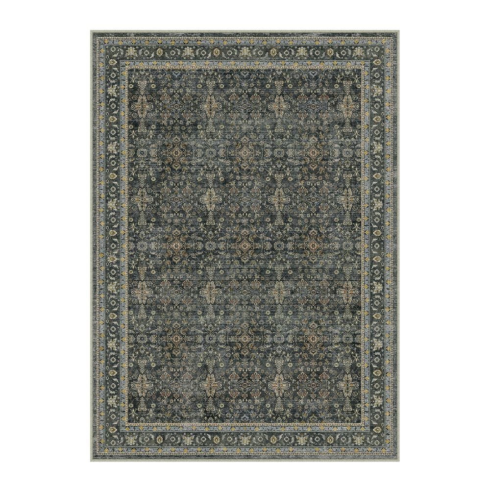Star Black 8 ft. x 10 ft.  Distressed Vintage Floral Area Rug price history on PriceWatchPro
