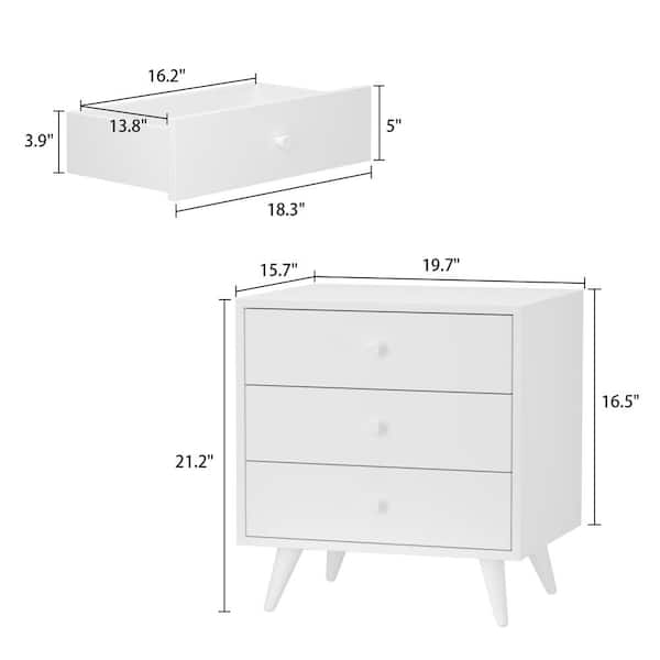 Glory Furniture Louis Phillipe G3102-3N 3 Drawer Nightstand , Yellow, 1 -  Ralphs