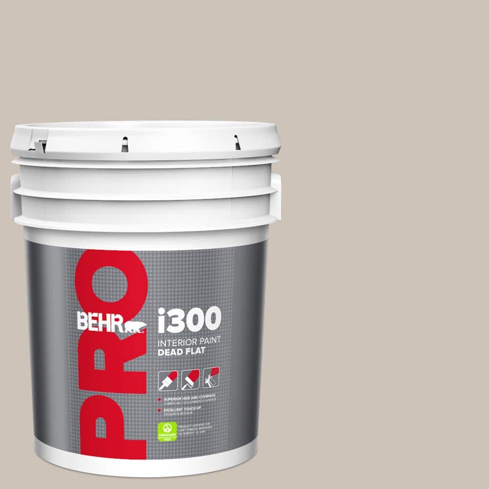 BEHR PRO 5 gal. 720C3 Wheat Bread Dead Flat Interior Paint PR31005 The Home Depot
