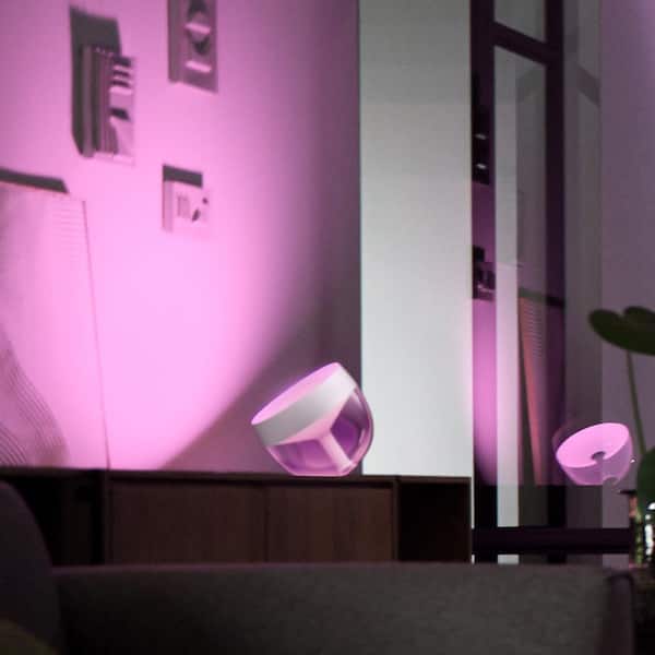 Civiel aanval Manifesteren Philips Hue White and Color Ambiance Iris Smart LED Table Lamp 561795 - The  Home Depot