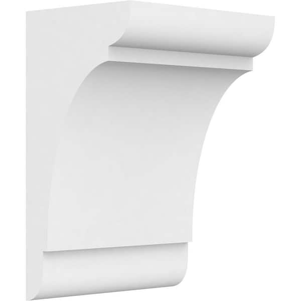 Ekena Millwork 7 in. x 10 in. x 5 in. Standard Olympic Architectural Grade PVC Corbel